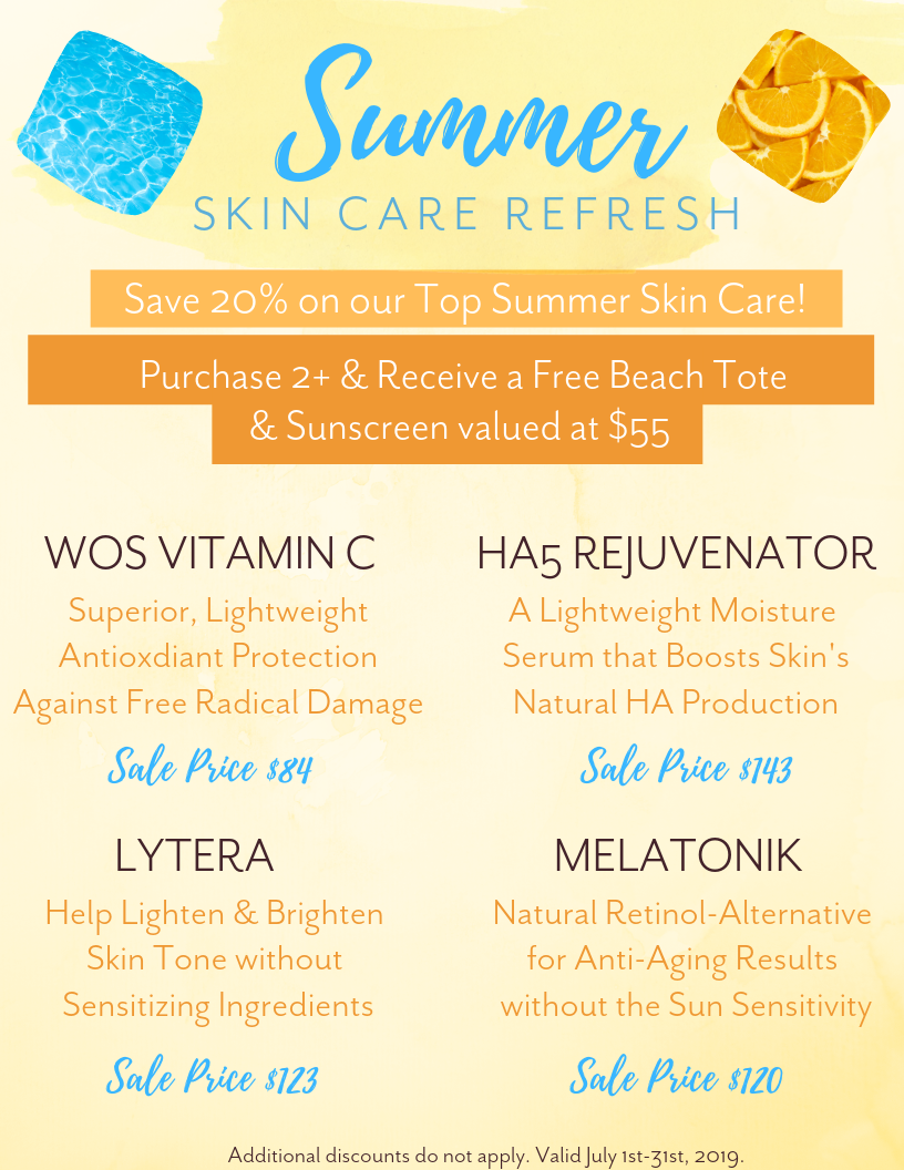 Med Spa Specials In Vero Beach White Orchid Spa   July Summer Skincare Top Picks 