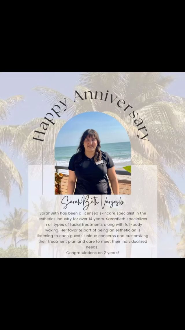 Let’s celebrate! 🎊 

Congratulations Sarah Beth on ✌🏻 years! You bring such talent and technique to our team, so thank you for choosing to be a part of it! 💕
